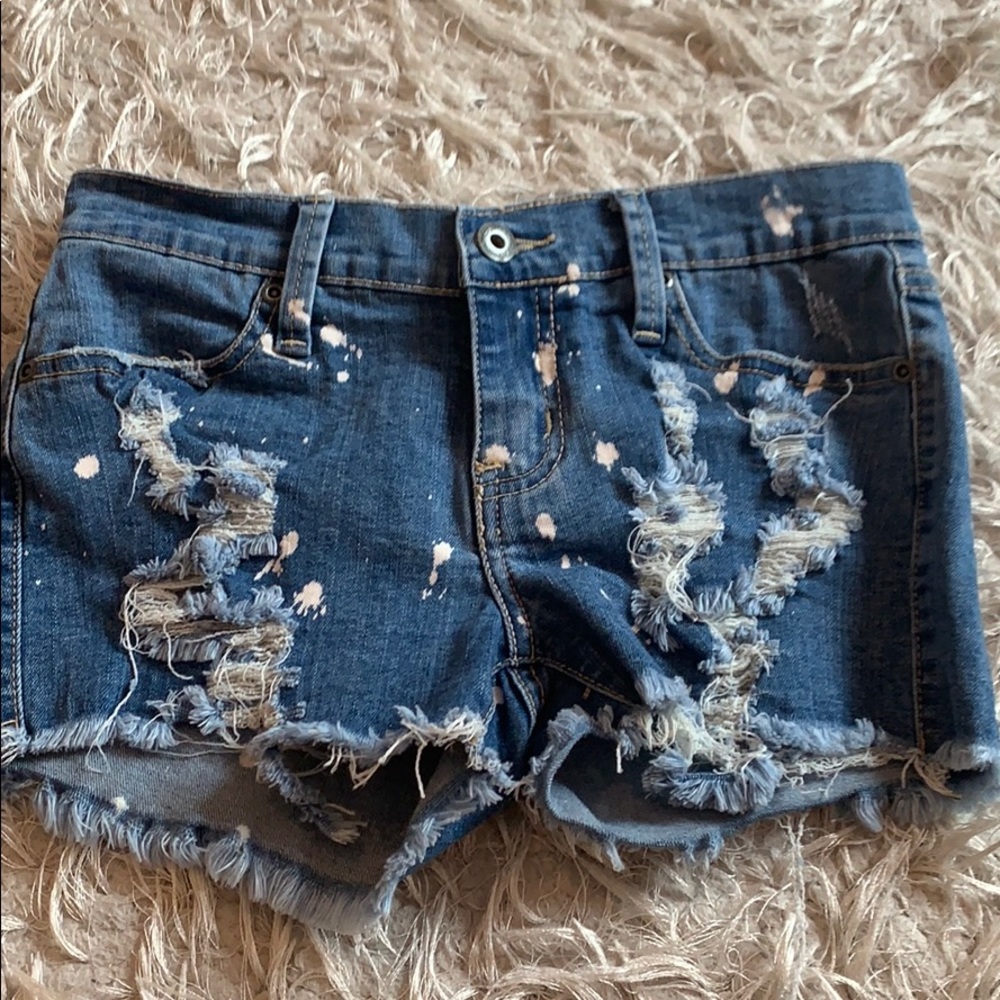 Vintage Havana girls jean shorts size 14